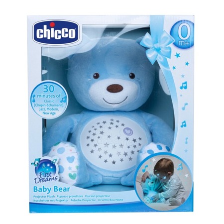 Chicco Miś z projektorem niebieski First Dreams 060368