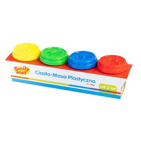 Ciasto-Masa Plastyczna 4szt Smily Play 833473