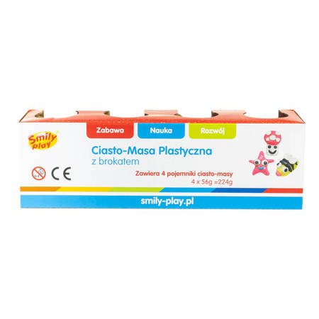 Ciasto-masa plastyczna z brokatem 24/48