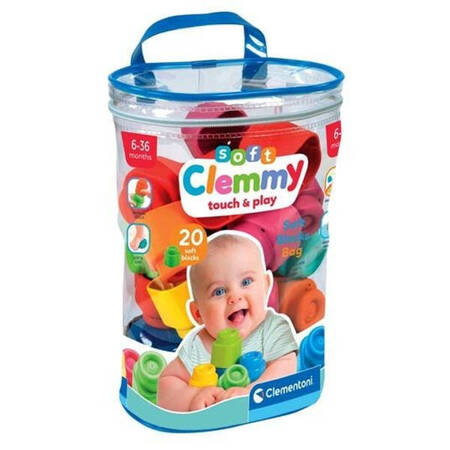 Clementoni Baby Clemmy woreczek 20 klocków 178773