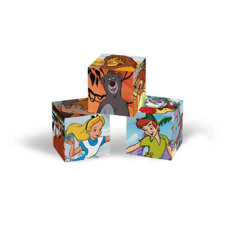 Clementoni Cubi Klocki 6 Disney 406579