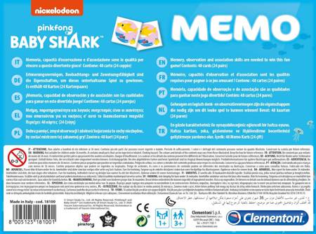 Clementoni Gra Memo Baby Shark 181001