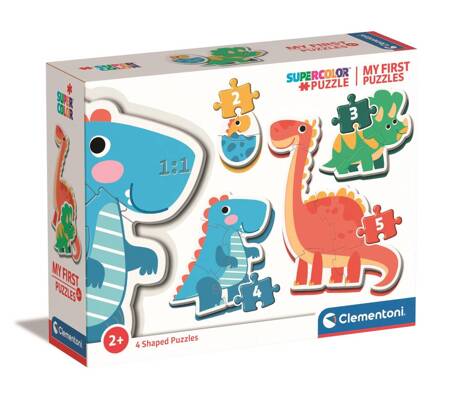 Clementoni Moje pierwsze puzzle Dinozaury 208340