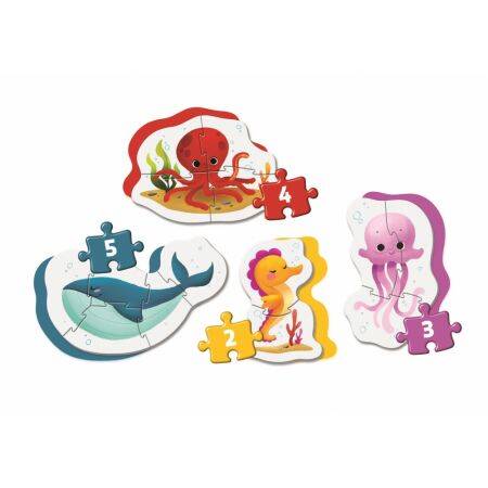 Clementoni Moje pierwsze puzzle Sea life 208357