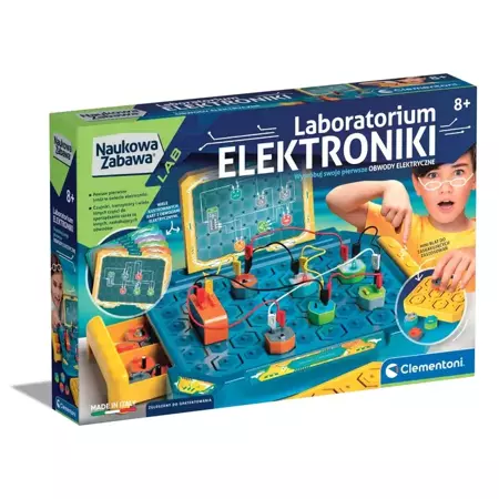 Clementoni Naukowa zabawa Laboratorium elektroniki 507276