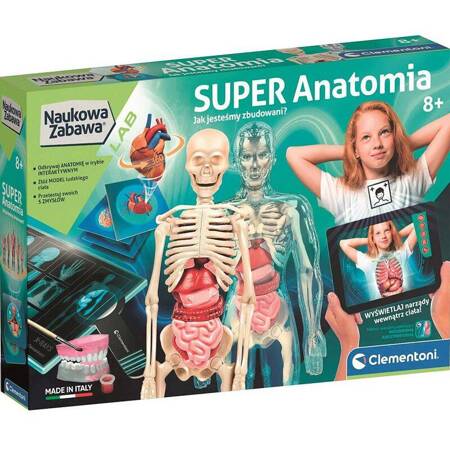 Clementoni Naukowa zabawa Super anatomia 509195