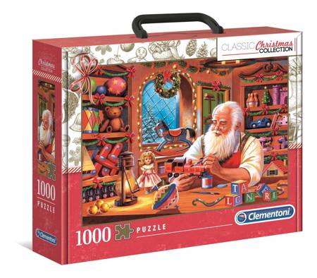 Clementoni Puzzle 1000 Brief Case Kolekcja świąteczna 395842