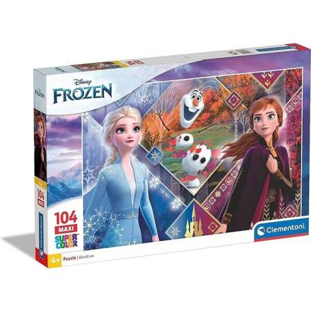 Clementoni Puzzle 104 Maxi Super Kolor Frozen 237395