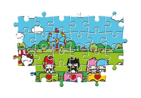 Clementoni Puzzle 104 Maxi Super Kolor Hello Kitty