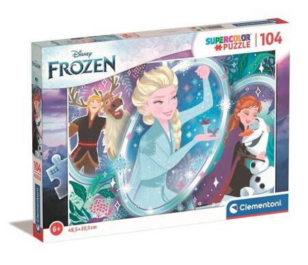 Clementoni Puzzle 104 Super Kolor Frozen2 257379