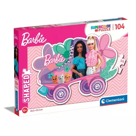 Clementoni Puzzle 104 Super Kolor Shape Barbie 271641