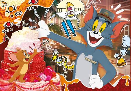 Clementoni Puzzle 104 Super Kolor Tom & Jerry 275168