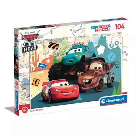 Clementoni Puzzle 104 SuperColor Cars 3 271689