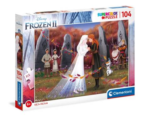 Clementoni Puzzle 104 el. Super Kolor Frozen 2