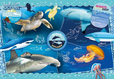 Clementoni puzzle 104 National Geo Kids Ocean 