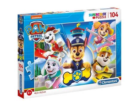 Clementoni puzzle 104 psi patrol super kolor