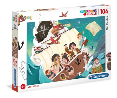 Clementoni puzzle 104 the pirates 