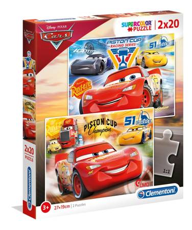 Clementoni puzzle 2*20el cars 3