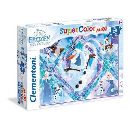 Clementoni puzzle 24 maxi super kolor frozen olaf