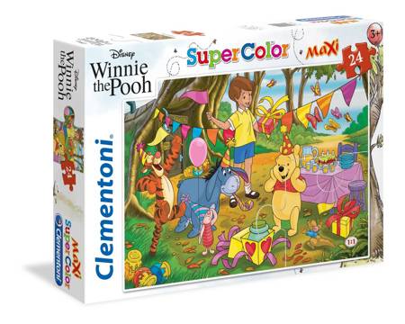 Clementoni puzzle 24 maxi super kolor kubuś puchatek