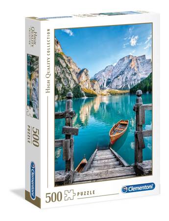 Clementoni puzzle 500 braies lake 