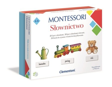 Clementoni słownictwo montessori 500772