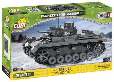 Cobi 2707 Historical Collection Panzer III AUSF E 290kl.