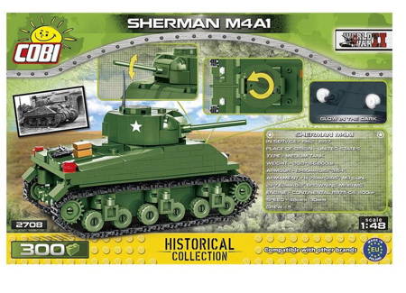 Cobi 2708 Historical Collection Sherman M4A1 300kl.