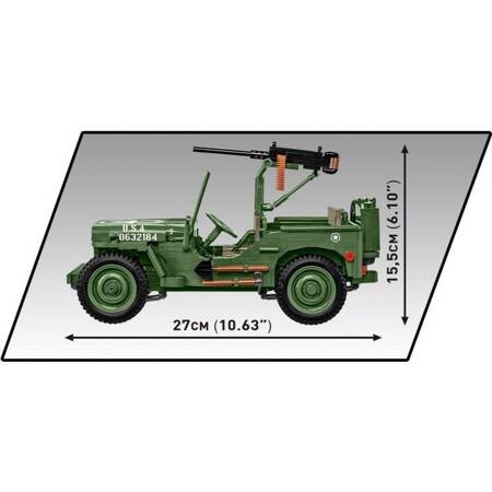 Cobi 2805 WWII WILLYS MB 1207KL.