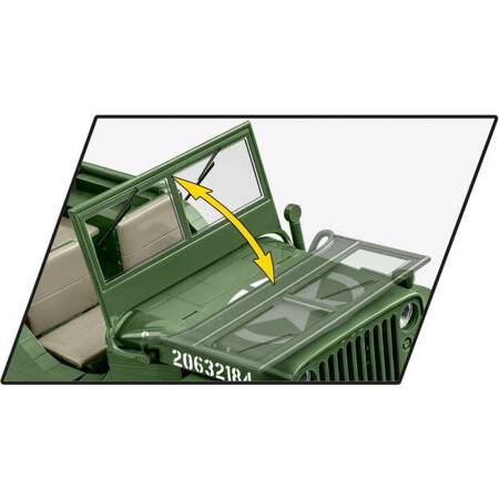 Cobi 2805 WWII WILLYS MB 1207KL.