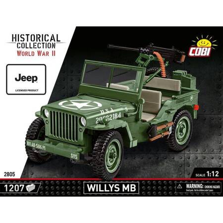 Cobi 2805 WWII WILLYS MB 1207KL.