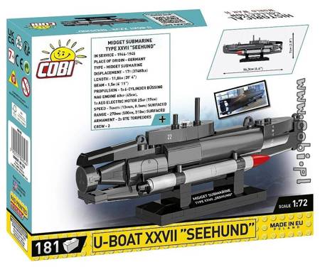 Cobi 4846 U-Boat Xxvii Seehund 181 Kl. 048464