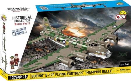 Cobi 5749 HC WWII Boeing B-17F Flying Fortress "Memphis Belle" Executive Edition 1376kl.