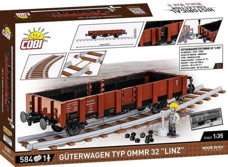 Cobi 6285 Pociągi Güterwagen Type Ommr 32 "LINZ" 584kl.