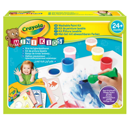 Crayola baby: zmywalne farby z super pędzelkiem zestaw