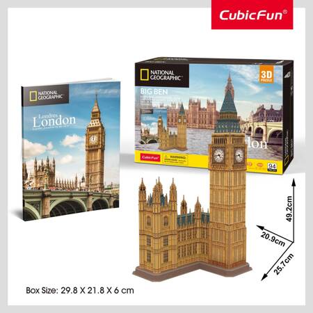 CubicFun Puzzle 3D Big Ben National Geographic 209926