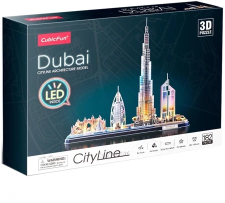 CubicFun Puzzle 3D Dubaj 205232