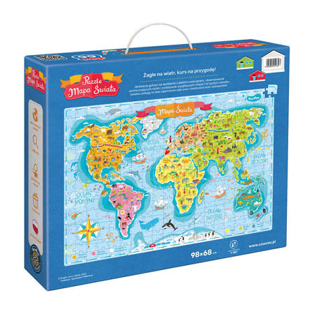 CzuCzu: Puzzle Mapa Świata 300el.