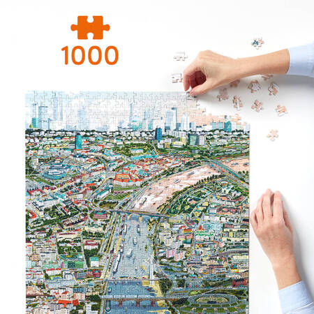 CzuCzu Puzzlove CzuCzu Miasto Warszawa 1000 elementów 9+ 492290