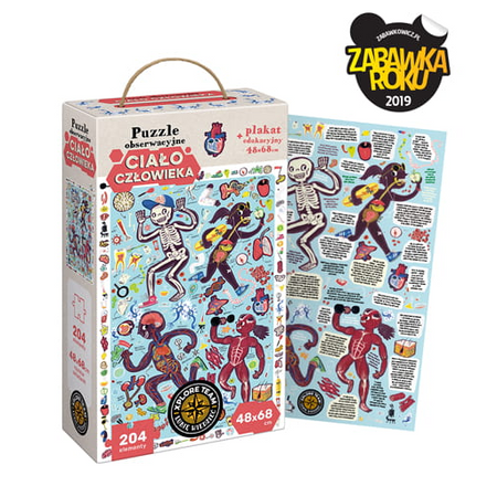Czuczu xplore team puzzle obserw.ciało człowieka 490459