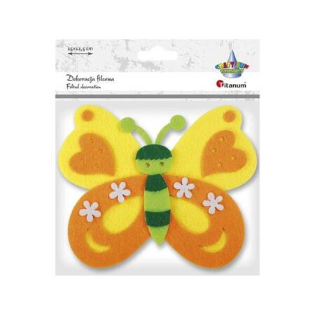 DEKORACJA MOTYL FILCOWY 20CR0312-3 524822