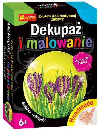 Dekupaż i malowanie Wiosenne kwiaty 103477