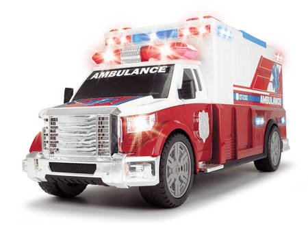Dickie Ambulans 36 cm policja światło dźwięk 074387