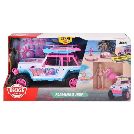 Dickie Playlife Drivez Flamingo Jeep 075384 