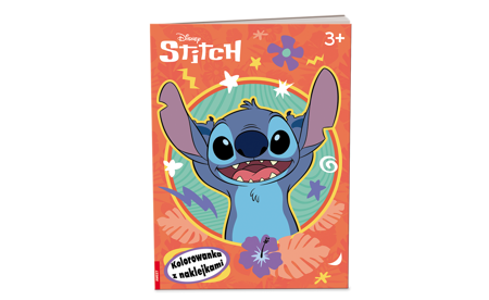 Disney Stitch Kolorowanka Z Naklejkami 341312