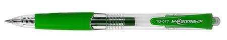 Długopis Toma żelowy automatyczny Mastership zielony