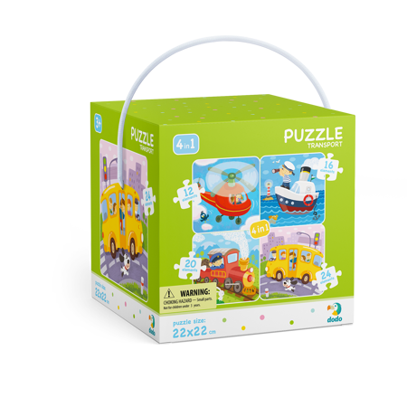 Dodo puzzle 4w1 transport 240349