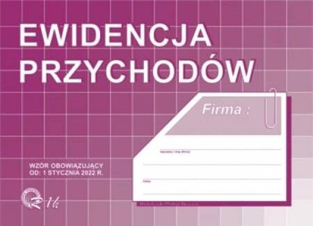 Druk Ewidencja przychodów A5 R01-H 