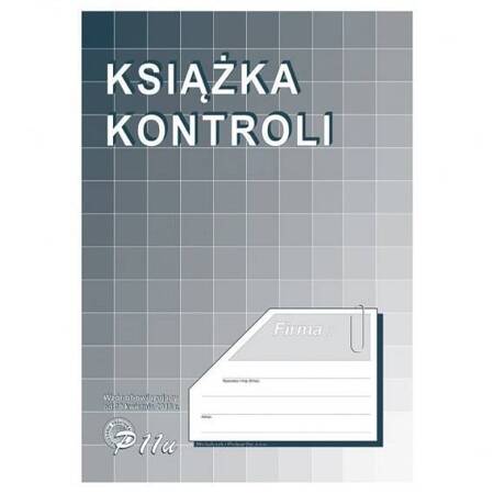 Druk książka kontroli a4 p11-u pionowa