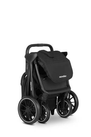 Easywalker Jackey XL Przestronny, samoskładający się wózek spacerowy z kołami XL Shadow Black 114133